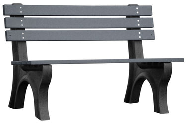 BENCH ECONOMY BACKED 48 BK LEG CHAR SEAT